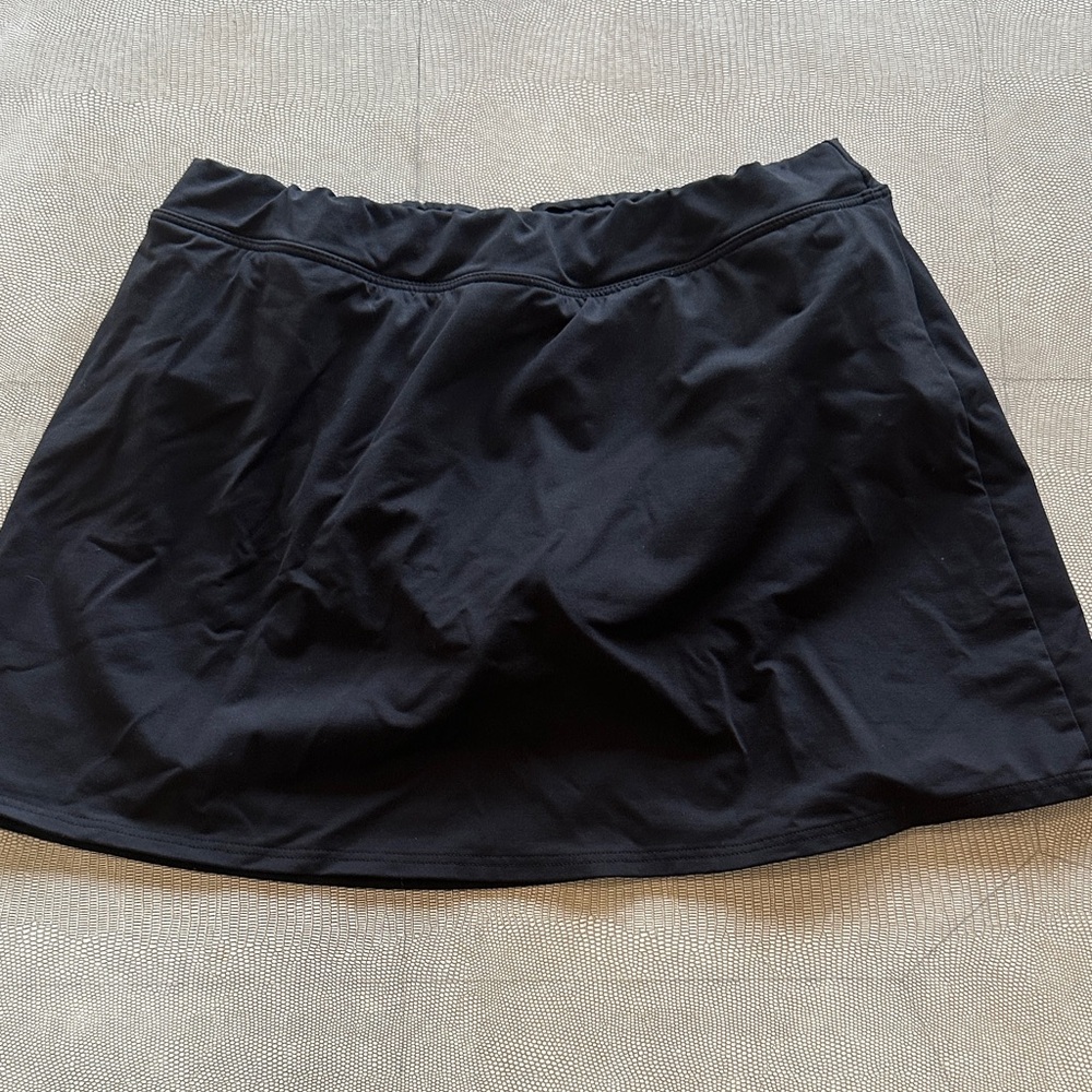 Lands' End Black Women's Skort